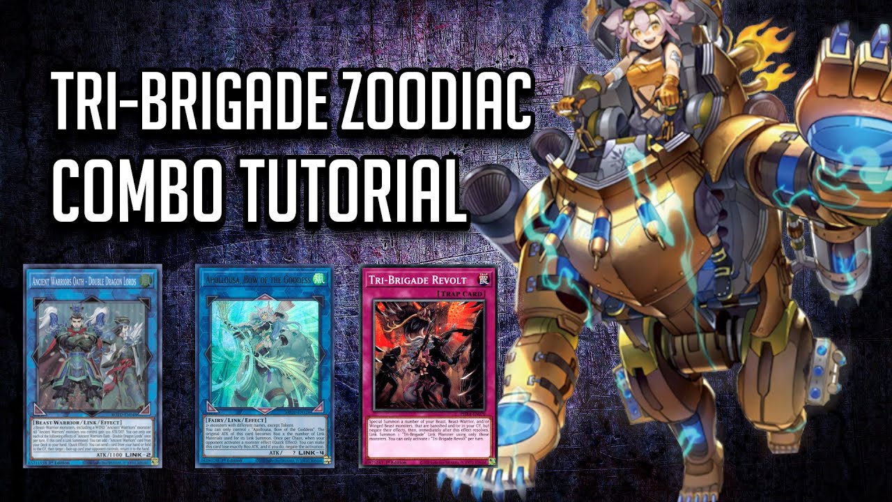 TOP TIER! Tri-Brigade Zoodiac Combo Tutorial! Best Deck? (After Bearbrumm)
