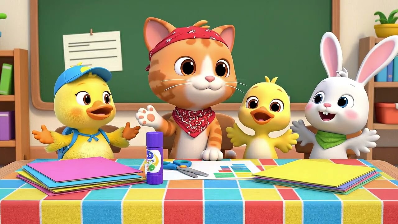 Duckling_01 Summer Vacation in the Countryside 🐥🌿 | Bunny & Cat Best Friends | Cute 3D Kids Cartoon