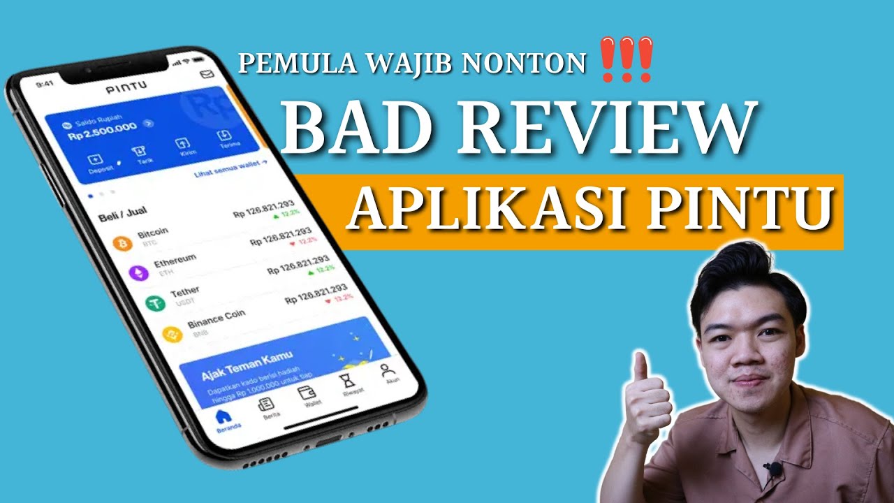BAD REVIEW APLIKASI PINTU | PEMULA WAJIB TONTON !!