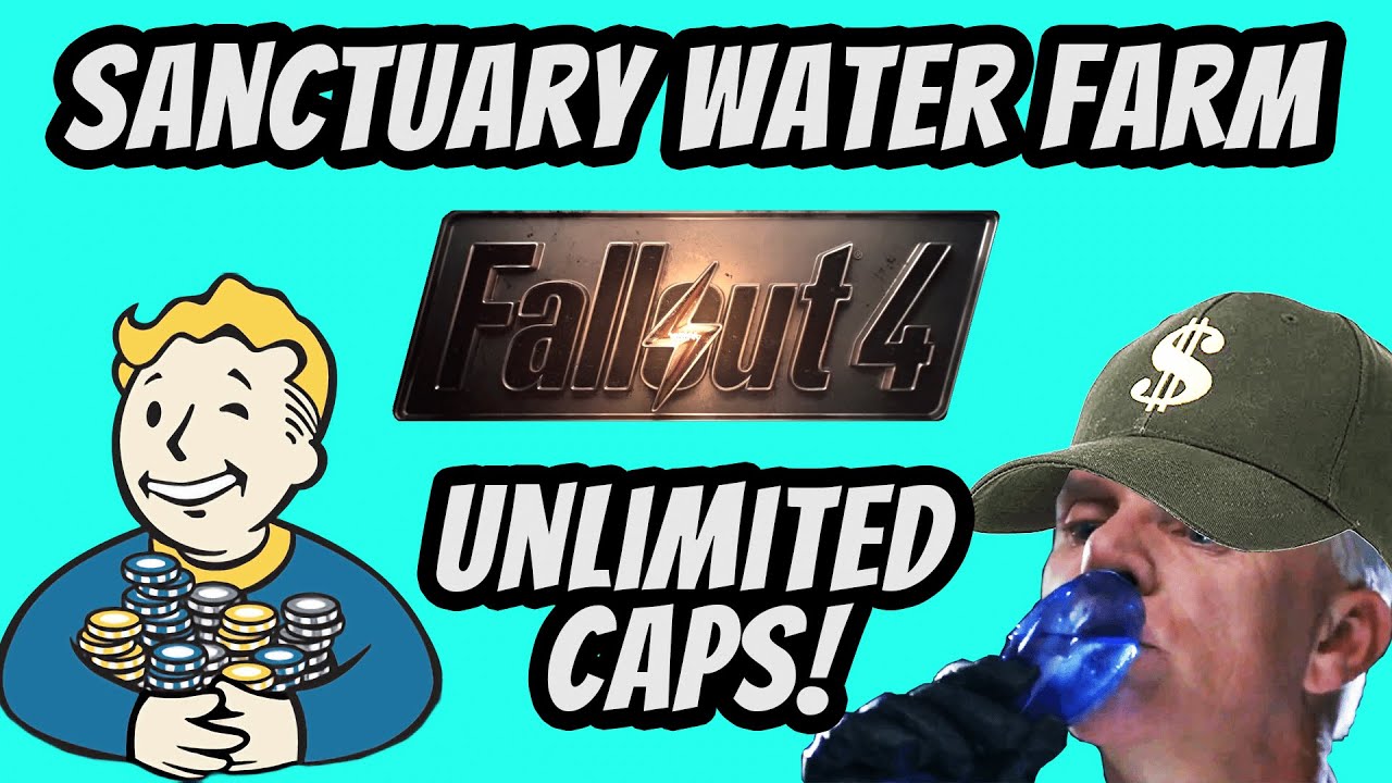 The Perfect Fallout 4 Playthrough (Part 2) - Sanctuary Water Farm (UNLIMITED CAPS!)