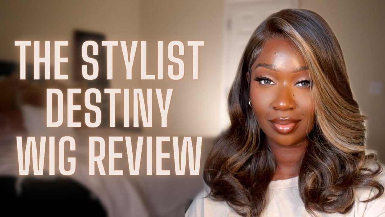 The Stylist | Human Hair Blend | 13x6 Lace Front Wig Review | Destiny | ft Samsbeauty | Tan Dotson