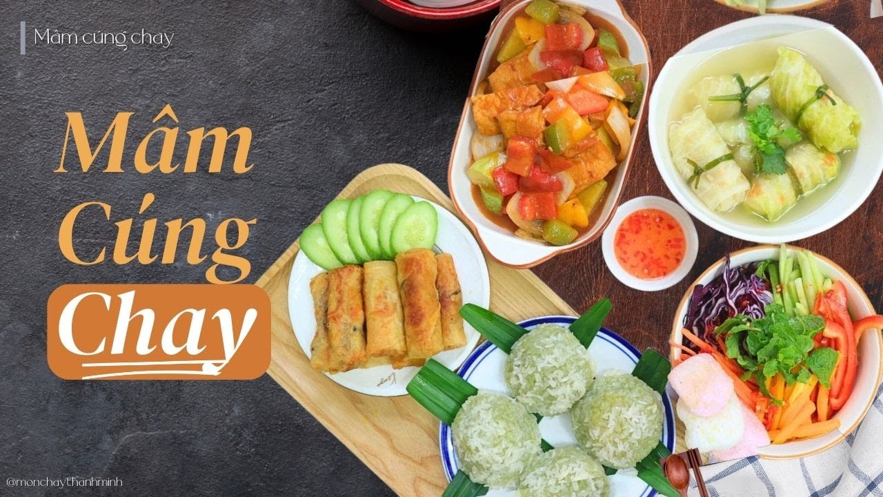 Gợi Ý Mâm Cúng Chay 5 Món Thanh Đạm Thơm Ngon Đơn Giản Dễ Làm | Món Chay Thanh Minh