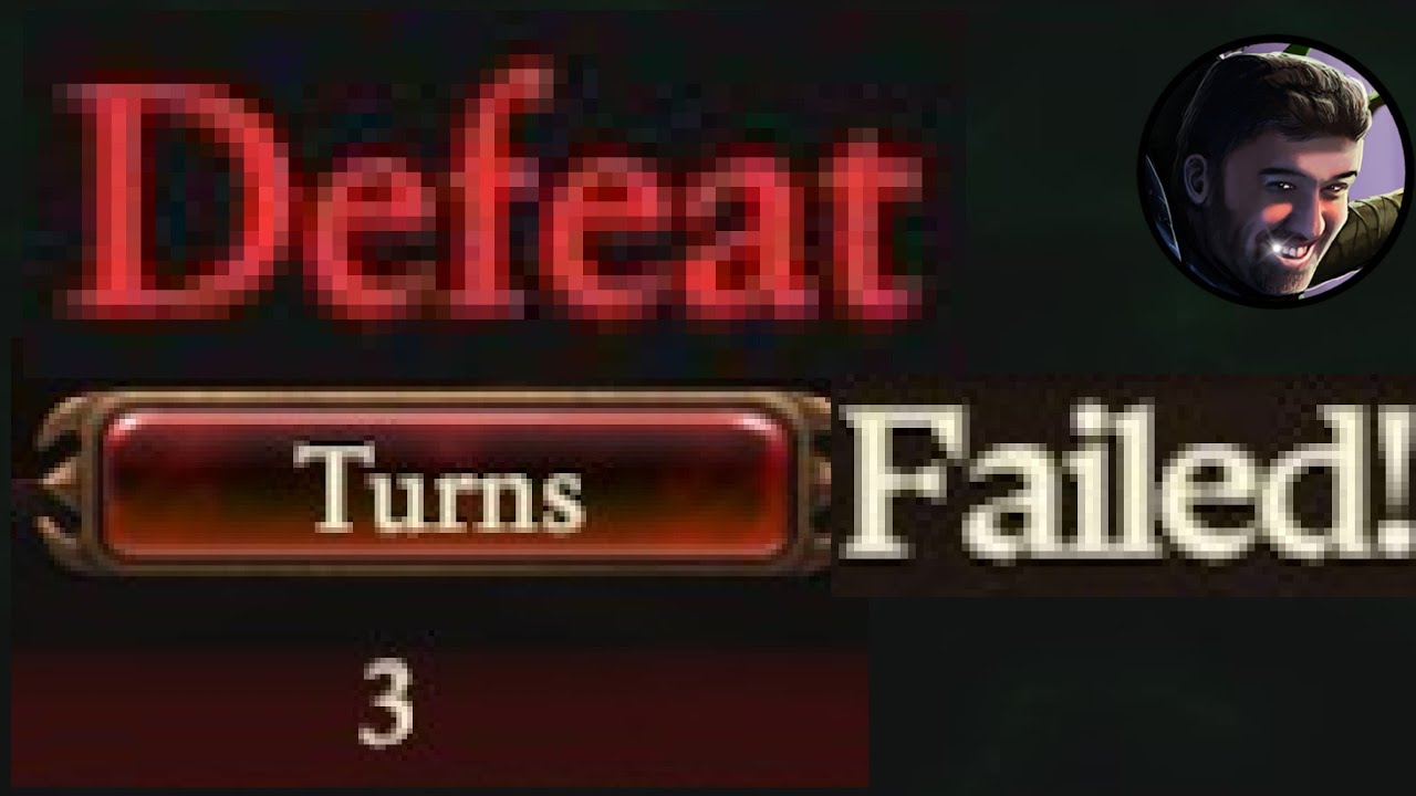 Couldn't even get past turn 3
