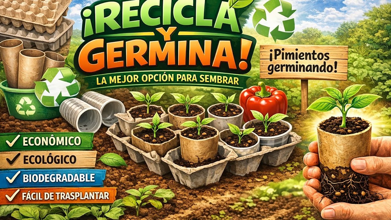 Cómo hacer semilleros de cartón #abonoorganico #semilleros#germinacióndesemillas 