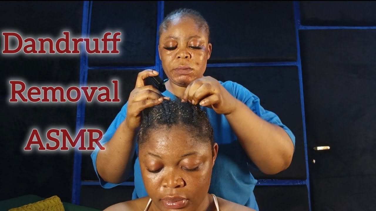 ASMR lice removing trigger sound and dirt scratching. #asmr #hair #relax #sleep . 