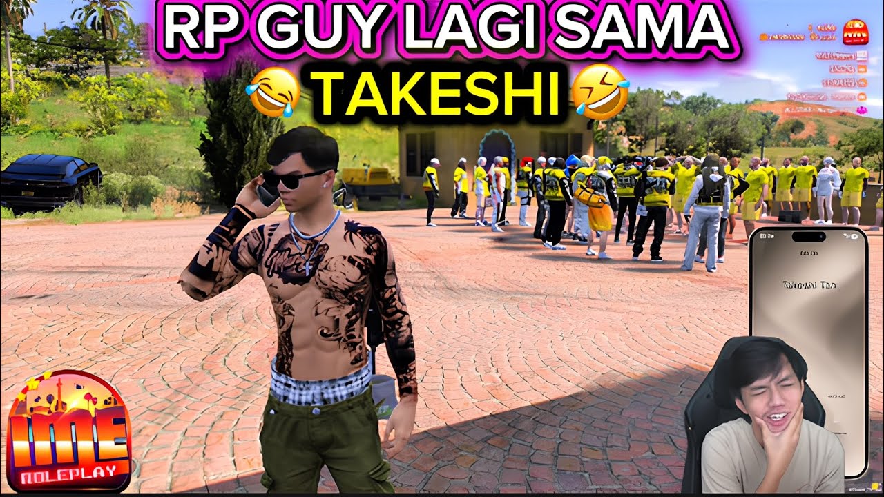 NGAKAK‼️MUNGKUNG JAILIN TAKESHI  SAMPE MARAH - GTA 5 ROLEPLAY #slebewgaming #mungkung #imeroleplay