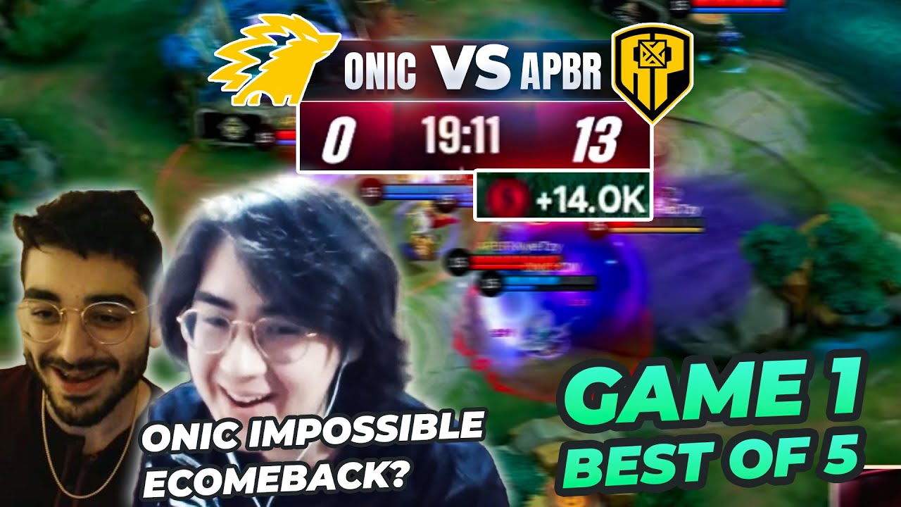ONIC COMES BACK FROM A 14K GOLD DEFICIT?!?!?!? | BO5 ONIC VS BREN M5 PLAYOFFS