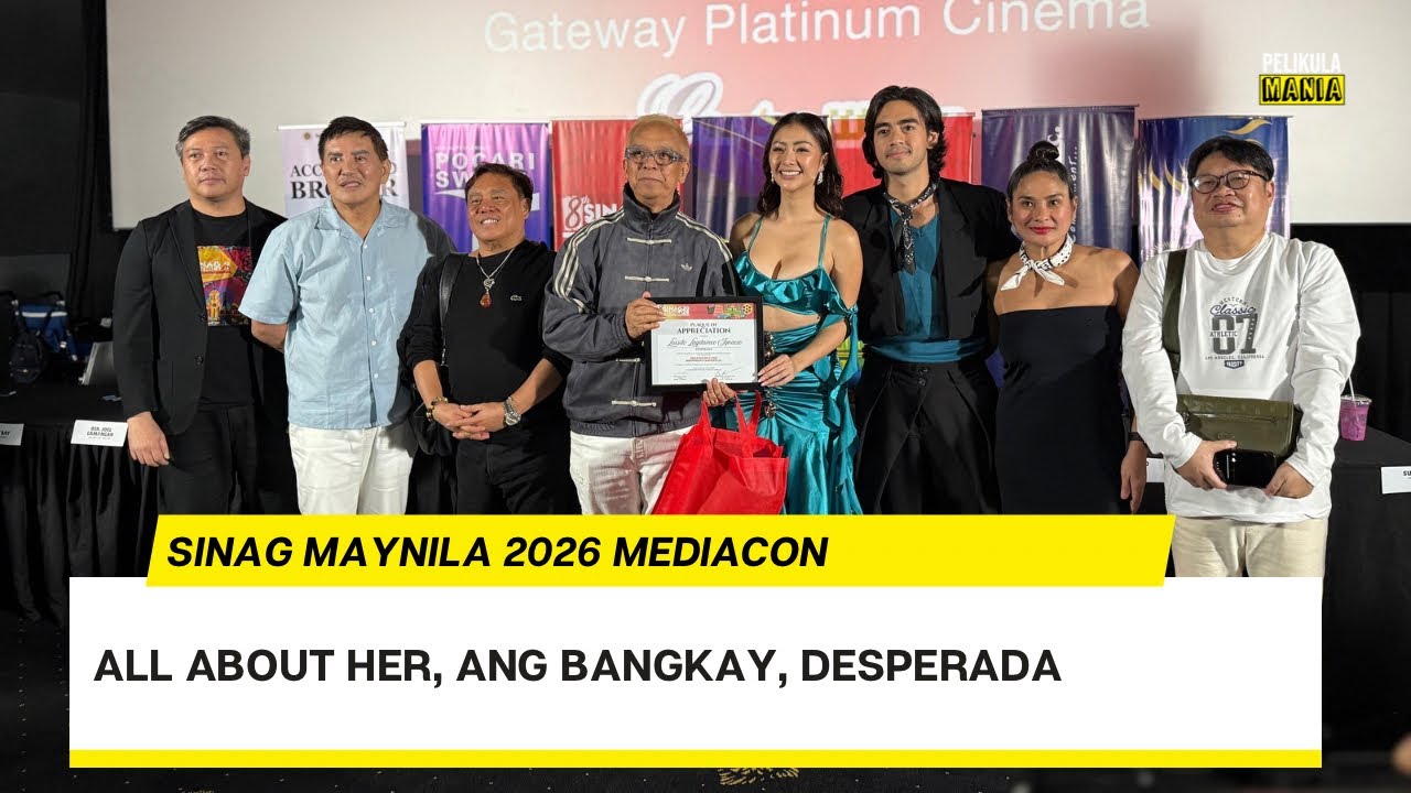 SINAG MAYNILA 2026 MediaCon - Tony Labrusca, Robb Guinto, Yasser Marta, Kelley Day