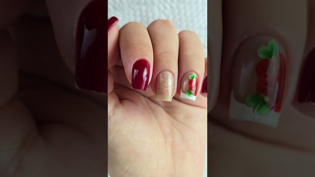Unhas Decoradas de Natal Ao Vivo