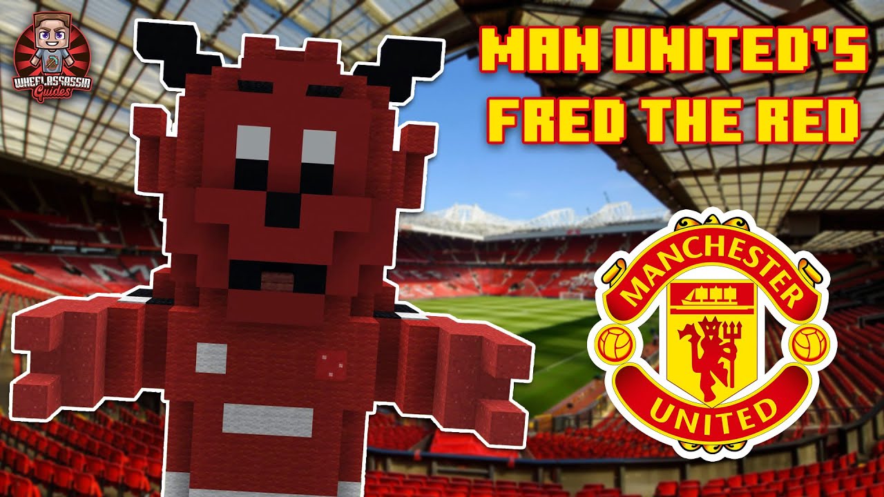 How to build Manchester United's Fred the Red in Minecraft!!