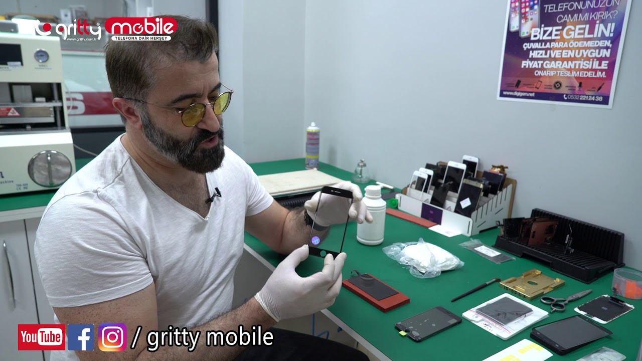Bursa telefon ekran tamiri tbk makineleri gritty mobile