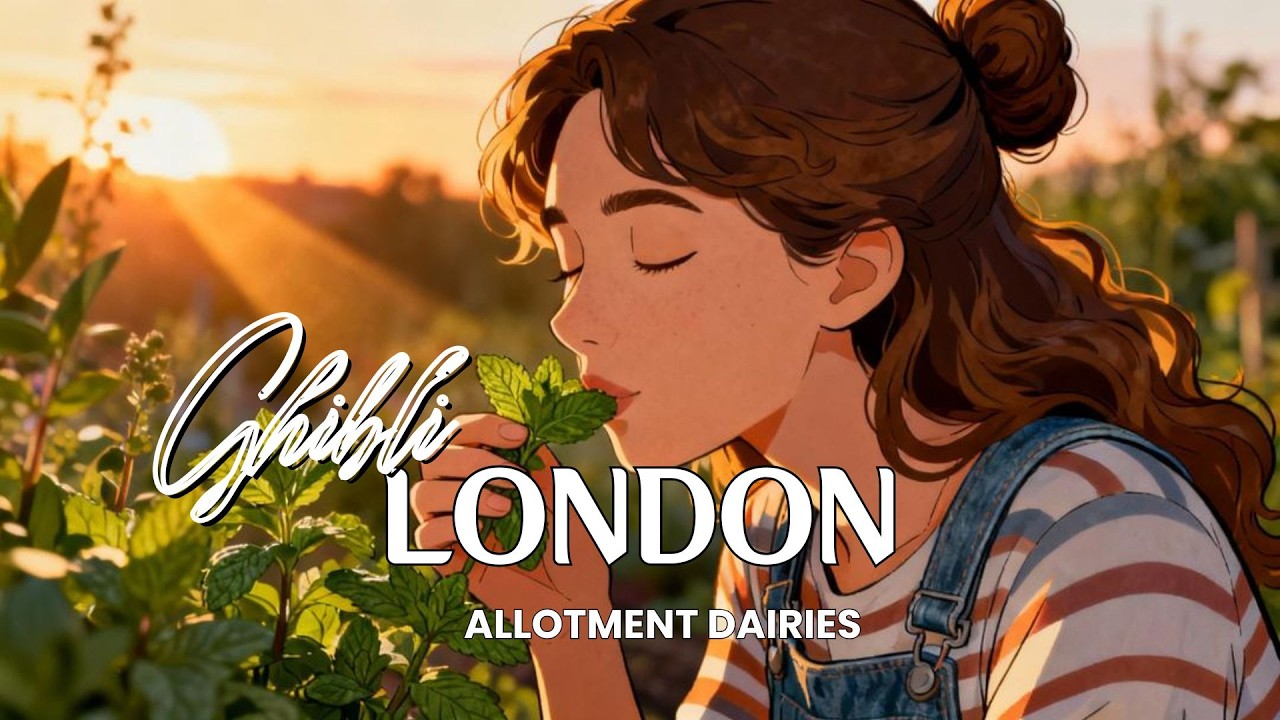 London Allotment Dairies | Cozy Garden Life | Ghibli Aesthetic | Chill Daily Moments