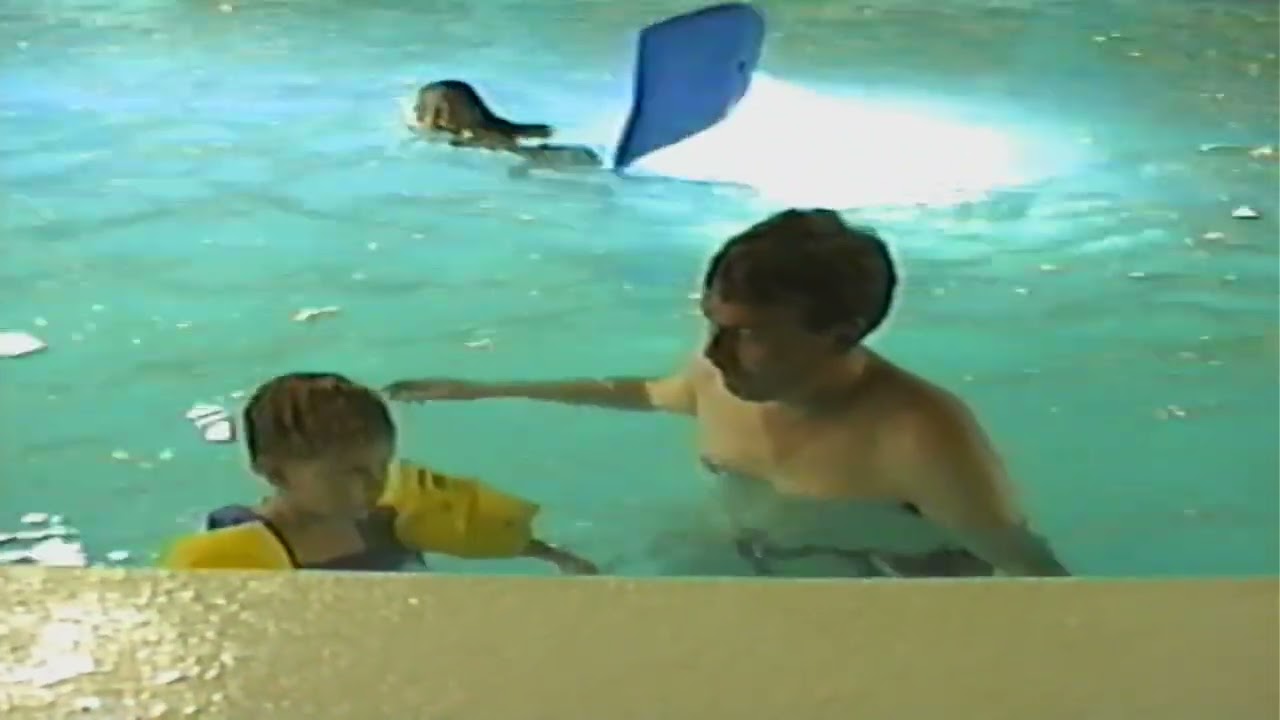 august 1997 butch and mitch swimming on vacation