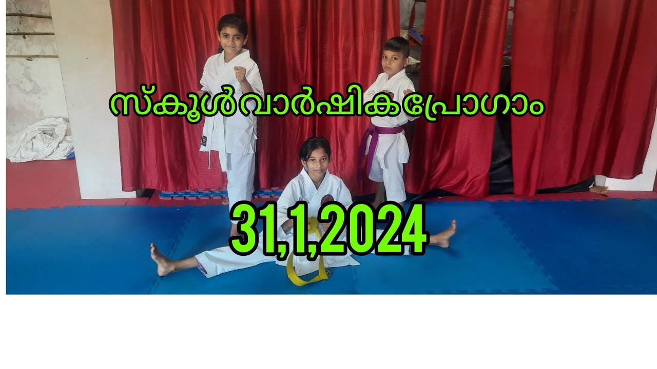 സ്കൂൾ വാർഷിക കരാട്ടെ പ്രോഗ്രാം 31,1, 2024