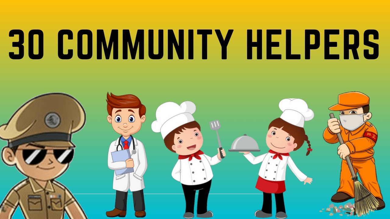 Community Helpers for Preschool || People who help us