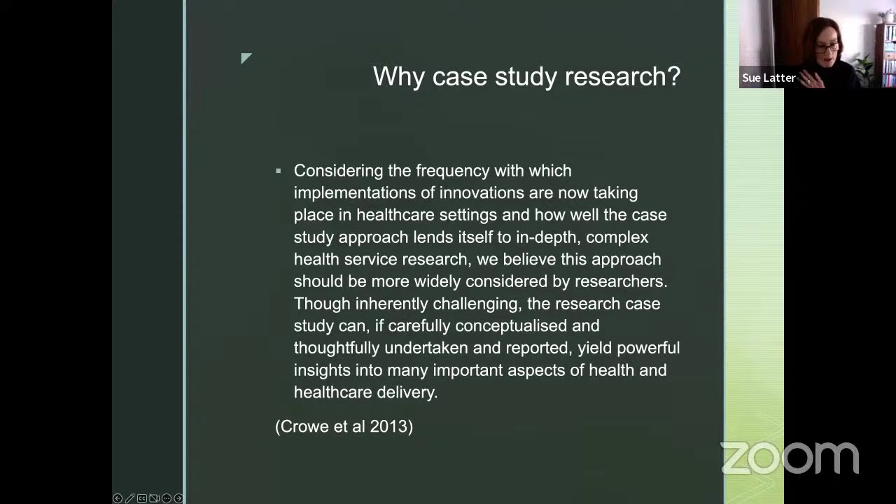 Using Case Study Design in Health Research