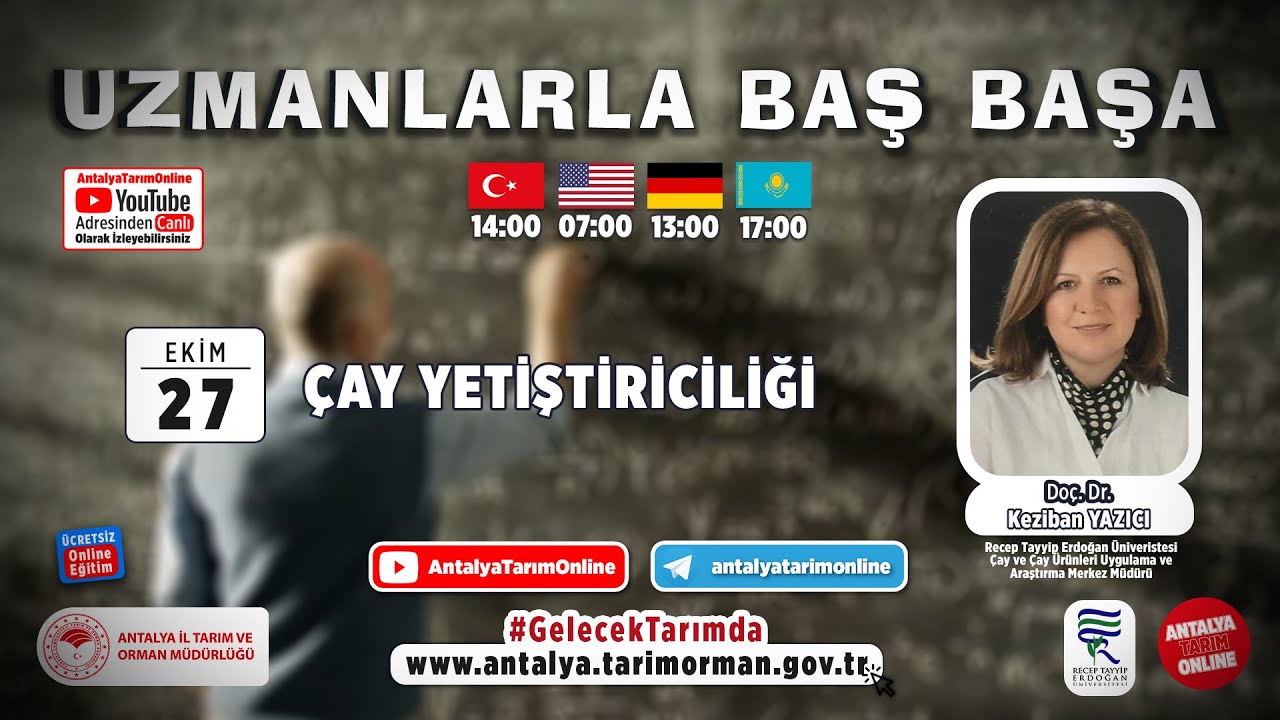Uzmanlarla Baş Başa 110.Bölüm- Çay Yetiştiriciliği