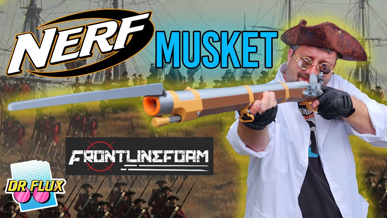 A Nerf Flint Lock Musket Blaster