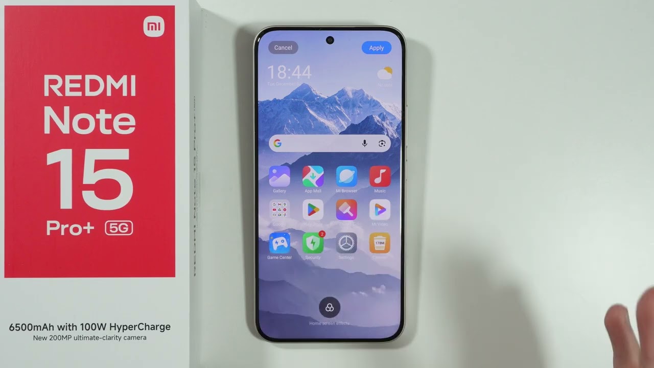 Redmi Note 15 Pro/Pro+ 5G: как включить/выключить прокрутку обоев