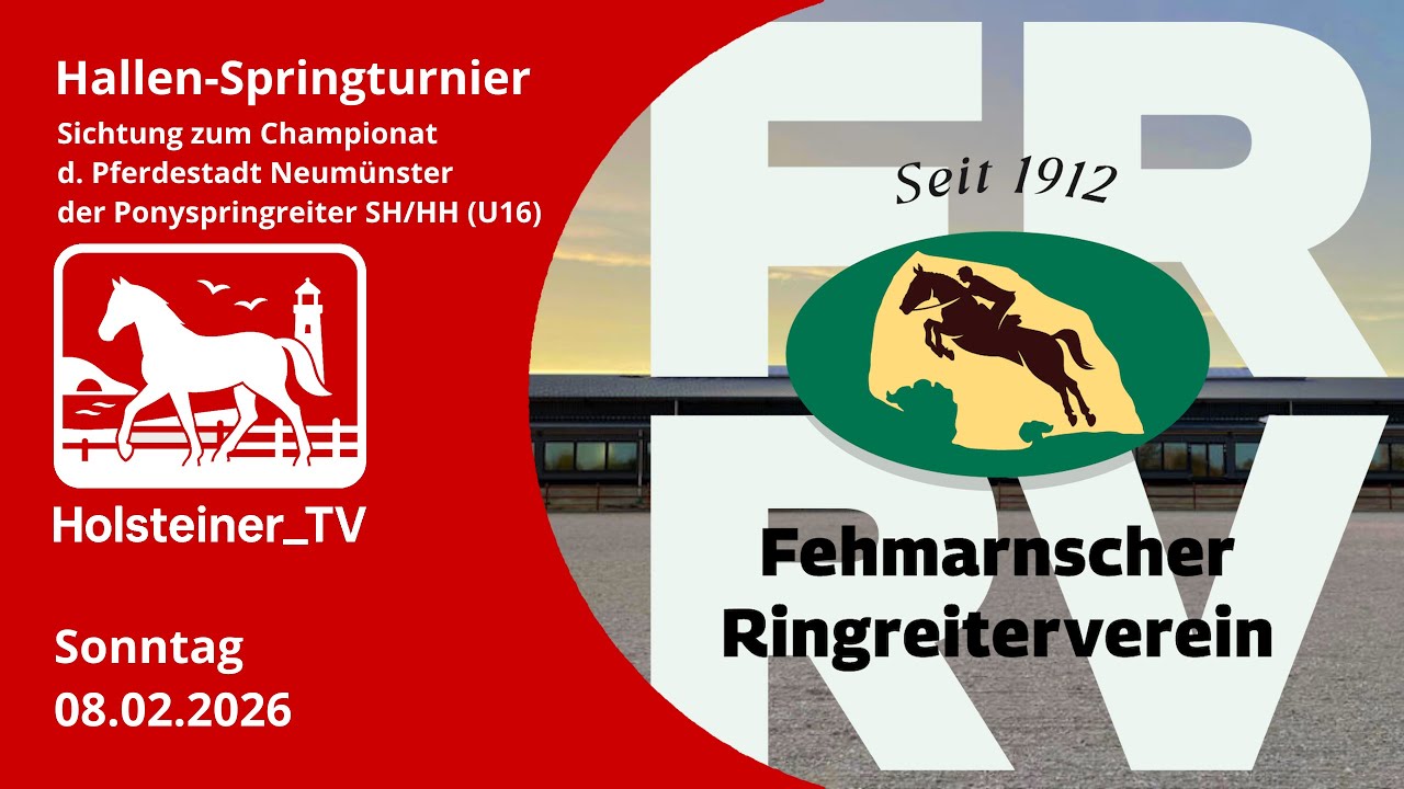 So. 08.02.2026 | Hallen-Springturnier Burg/Fehmarn – Stolz-Arena | #frrv