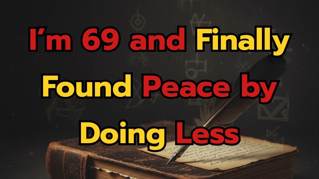 I’m 69 and Finally Found Peace by Doing Less