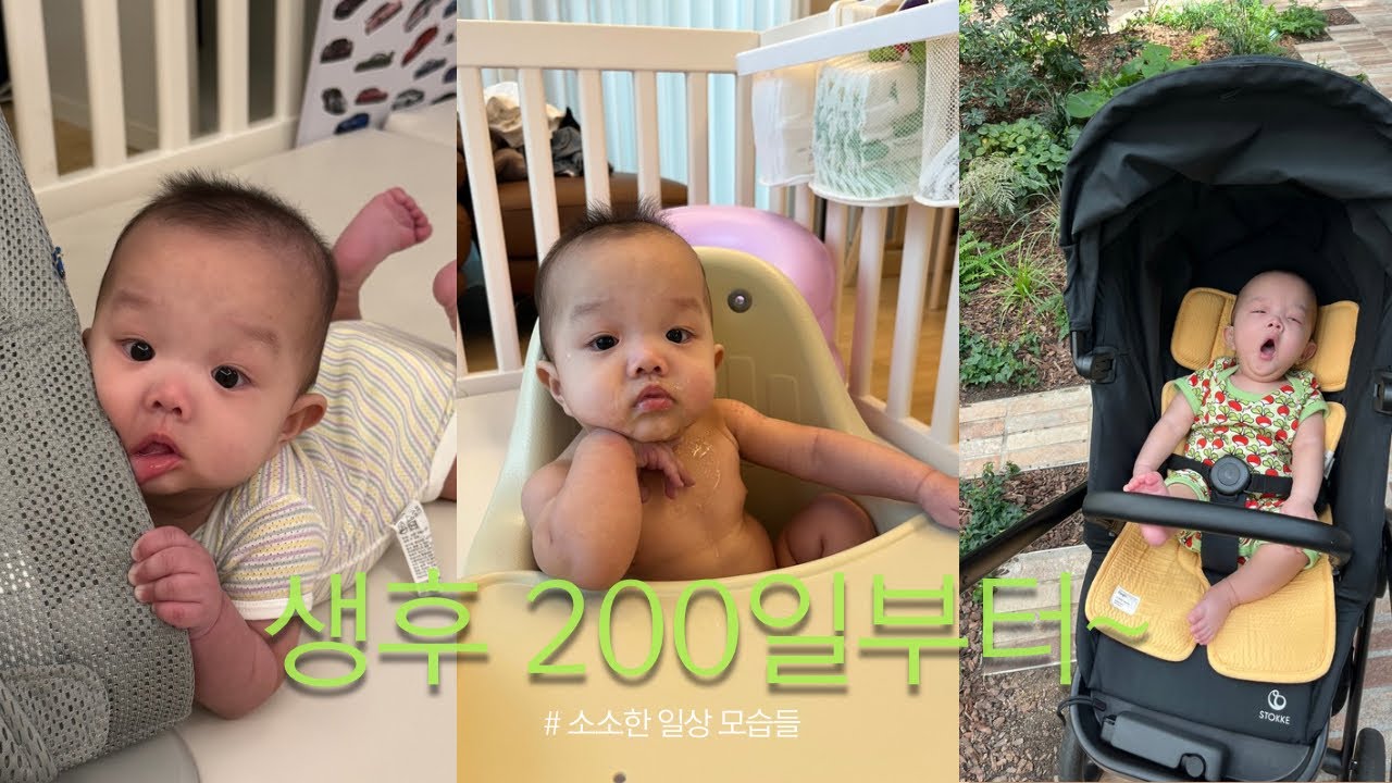 200일은 갓난아기였어 정말...