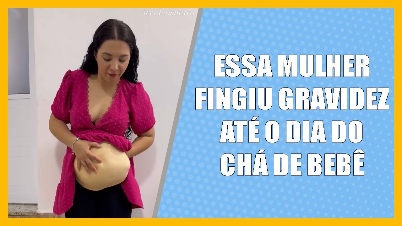 Essa mulher fingiu a gravidez até o dia do chá de bebê.