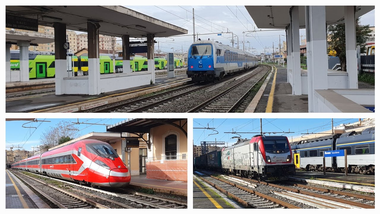 Frecciarossa 1000, Intercity 501 e Treno merci intermodale a #romatuscolana