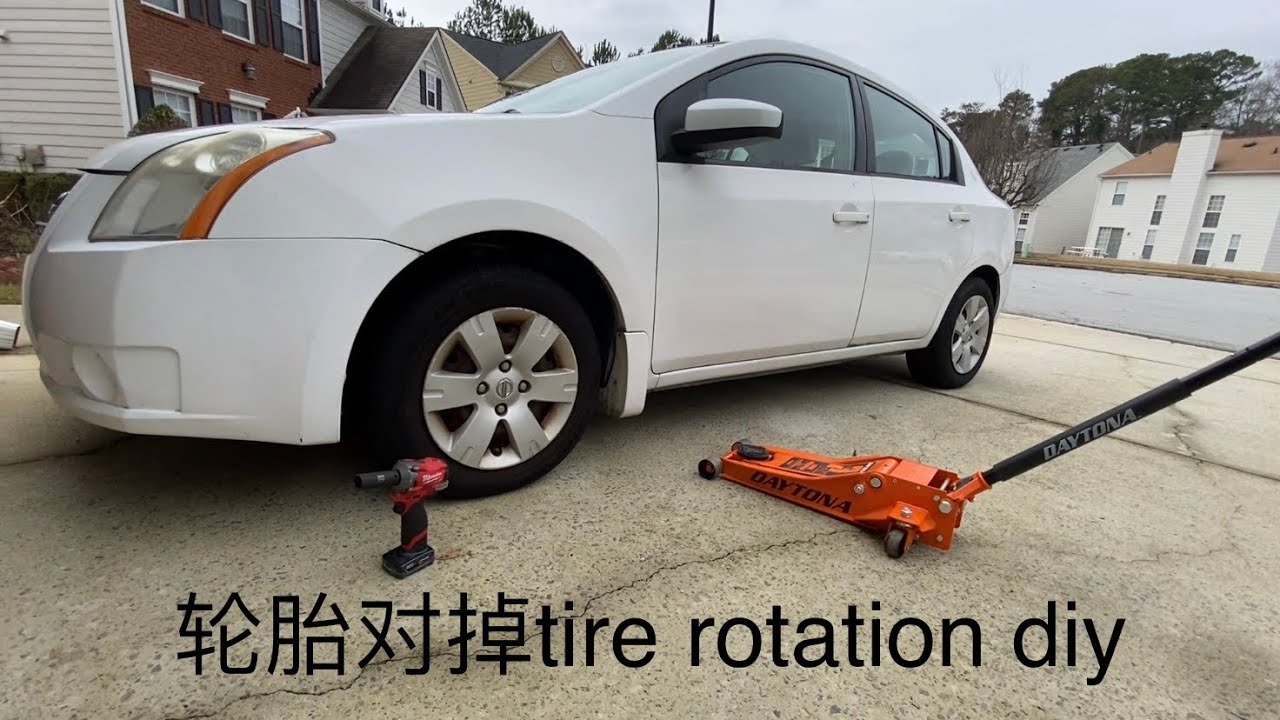 如何在家做轮胎对掉/tire rotation diy￼