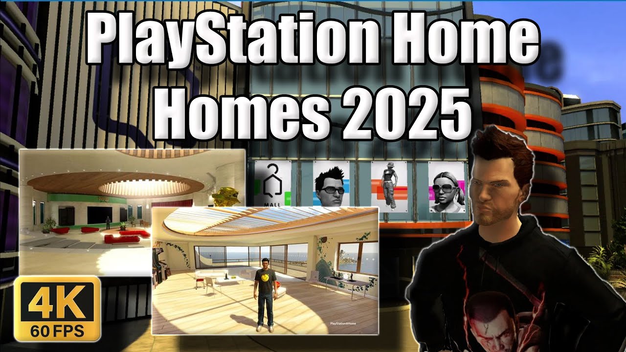 PlayStation Home PS3 Gameplay – All Homes & Apartments Tour (4K, 2025)