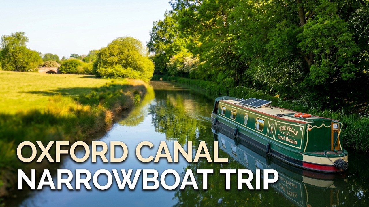 Narrow Boat Trip: Grand Union, Oxford Canals: Braunston Locks & Tunnel, Watford Locks, Crick Tunnel
