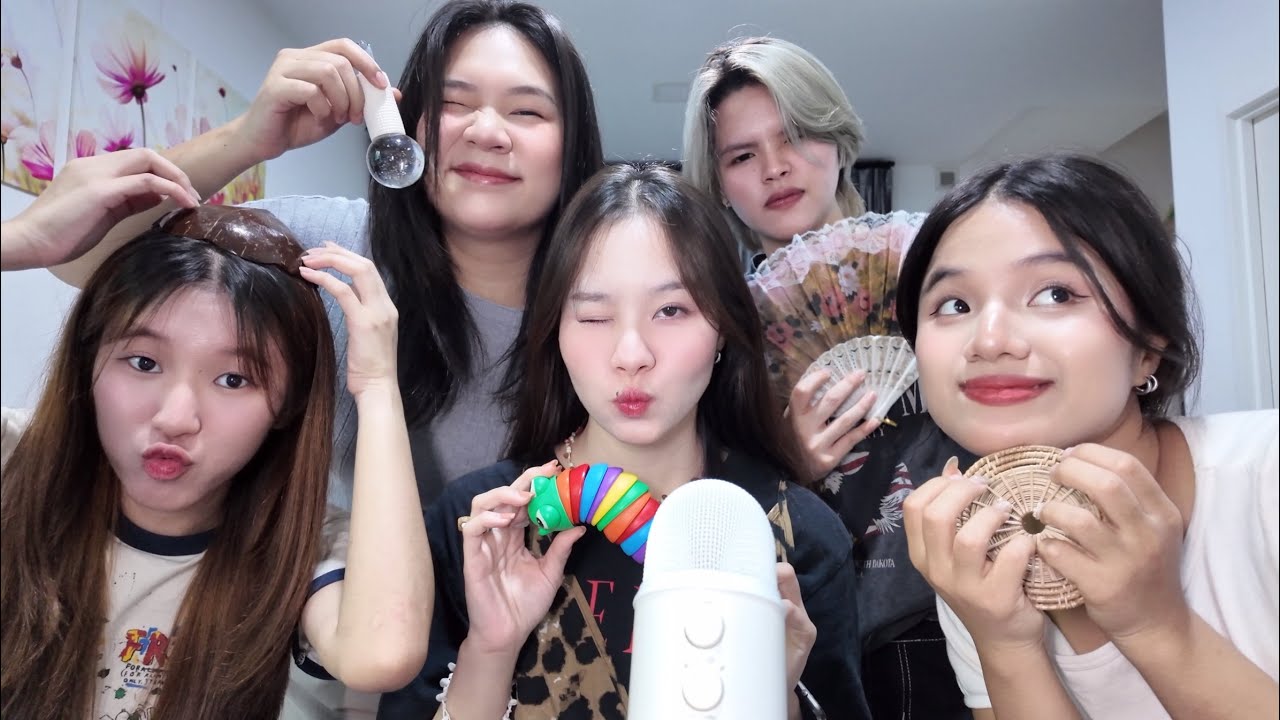 ASMR WITH MY BEST FRIENDS ! 👩🏽‍🤝‍👩🏼✨