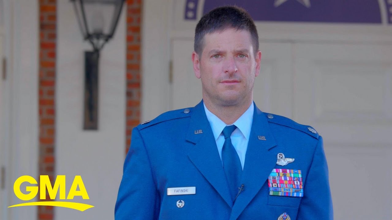 Air Force officer promoted at Walt Disney World l GMA