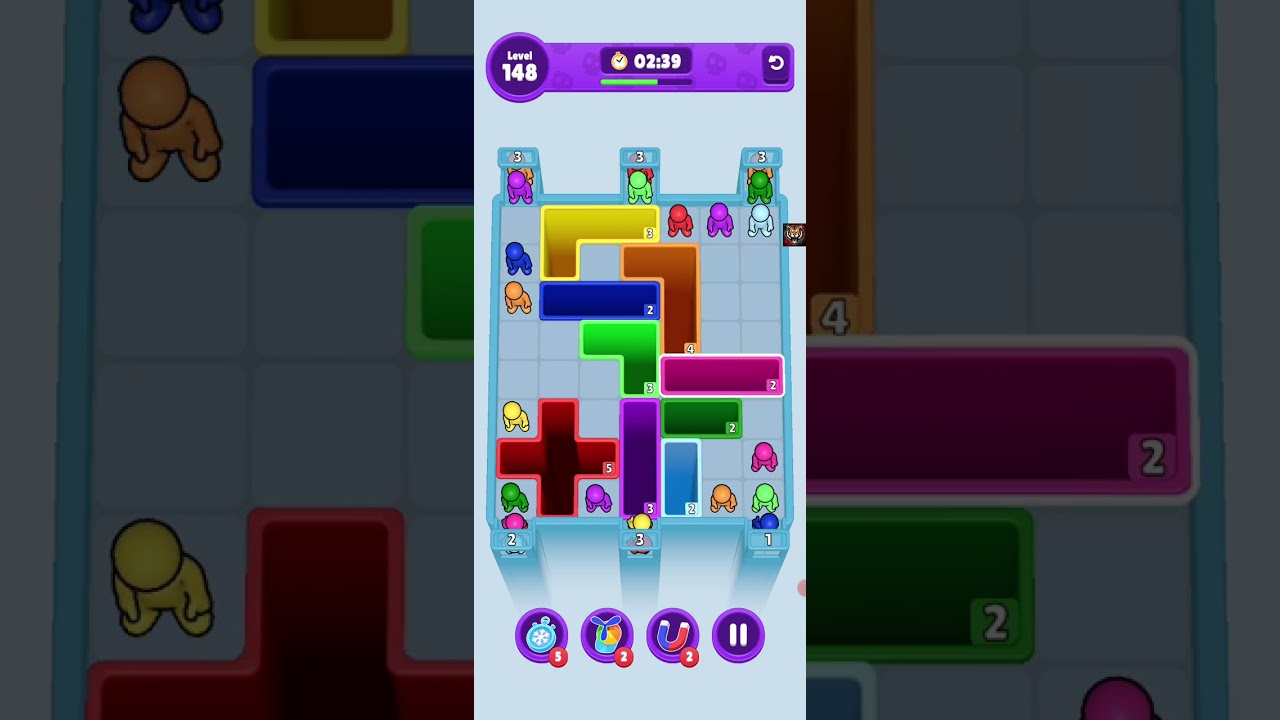 Drop Away Level 148 Solution Walkthrough