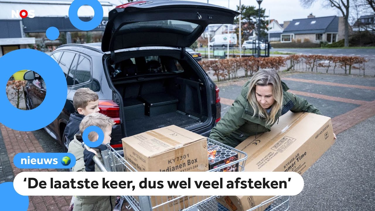 Grote drukte bij vuurwerkwinkels