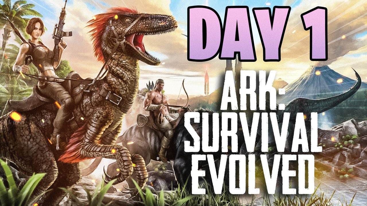 Journal Entry 1 on the Island (Ark Survival Evolved funny moments)