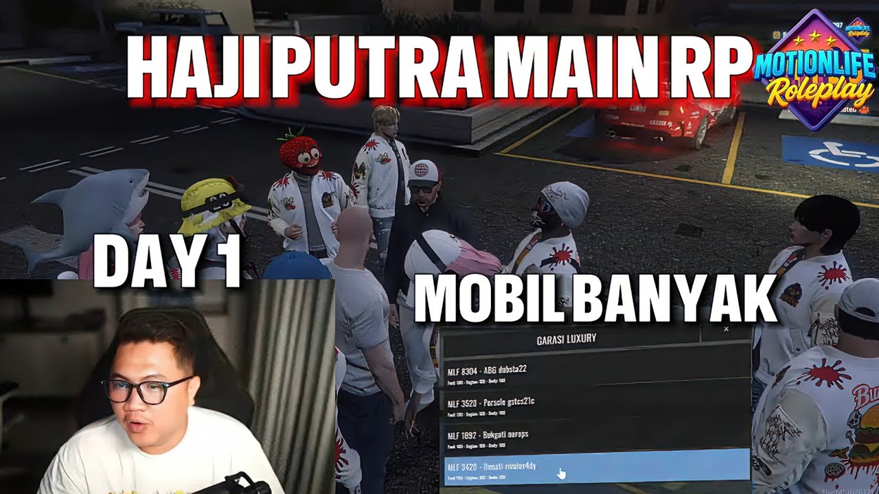 HAJI PUTRA PERTAMA KALI MAIN RP DI MOTIONLIFE SUDAH PUNYA BANYAK MOBIL & RUMAH?...#motionliferp