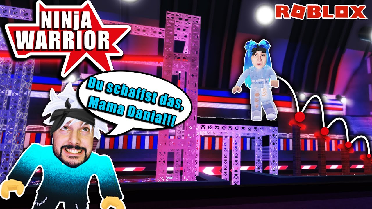 BABY KAAN  & MAMA DANIA BEI ROBLOX NINJA WARRIOR! Komme sie in die Show? [Roblox Deutsch]