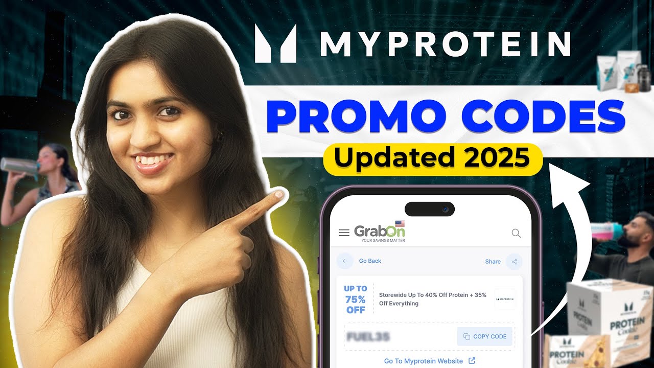 Myprotein Coupons & Promo Codes 2025 | Myprotein Discounts & Offers