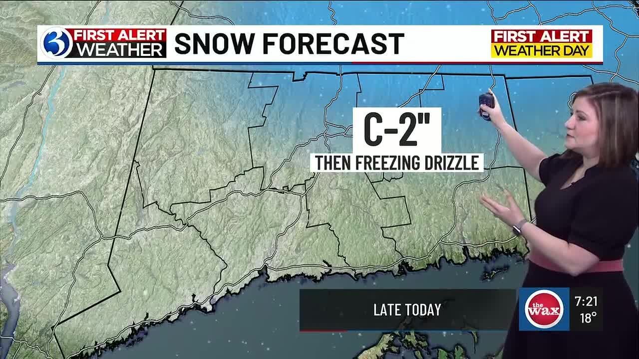 FORECAST: Coating-2 inches of snow possible tonight