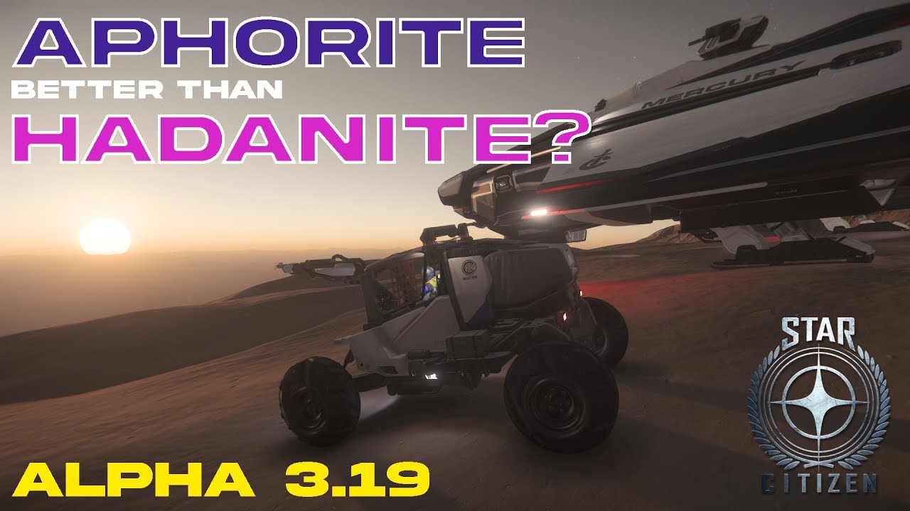 Is Aphorite better than Hadanite?  Advance ROC mining - Star Citizen 3.19