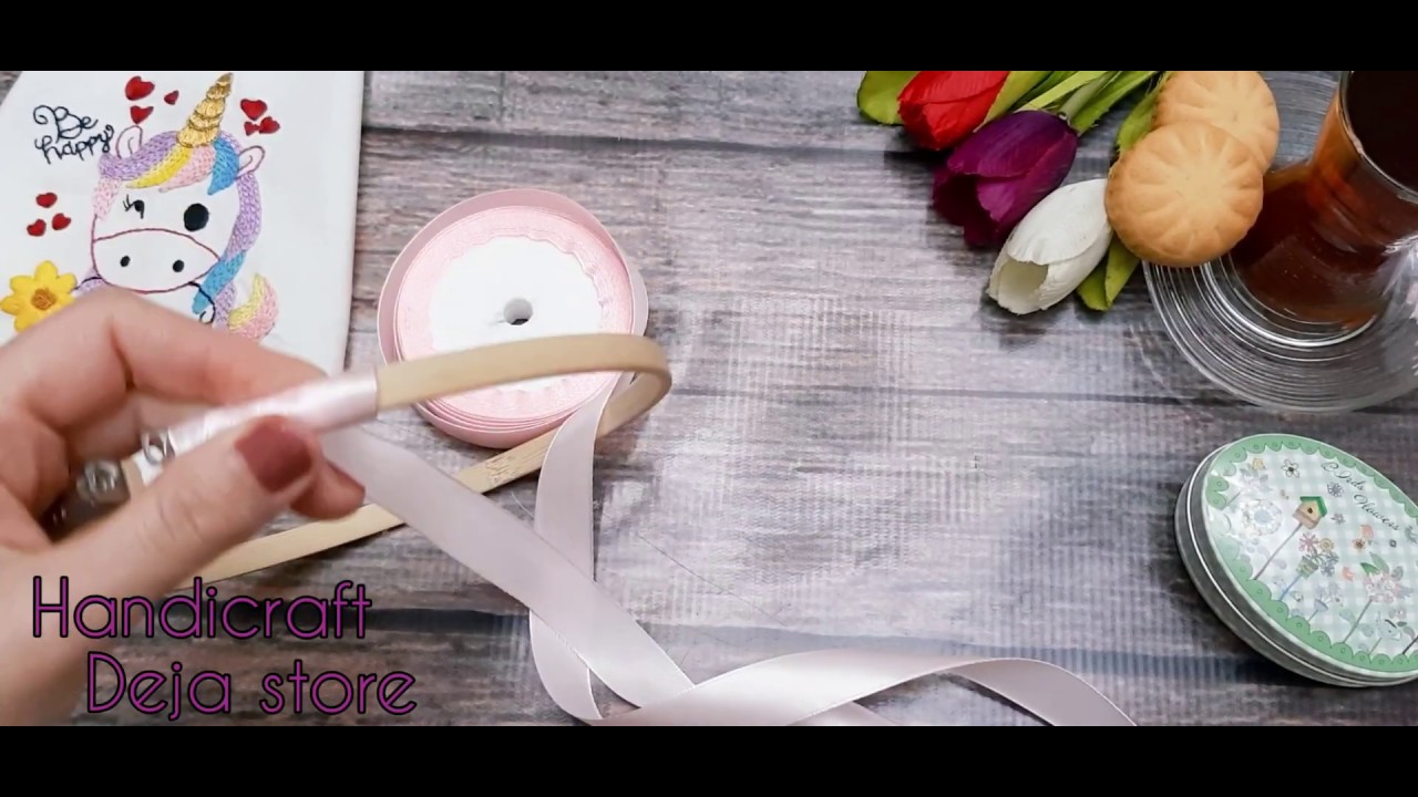 تطريز للمبتدئين عمل طاره للمبتدئين الجزء الثالث (لف الستان علي الطاره)