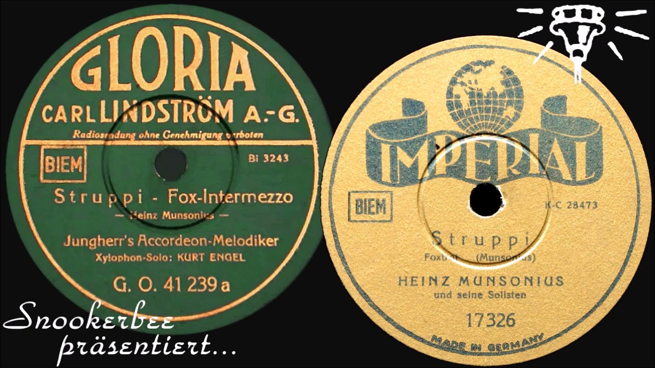Struppi - Gloria G.O. 41239a / Imperial 17326 - 1938 / 1940