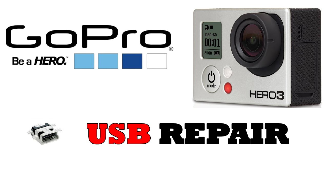 GoPro USB connector repair