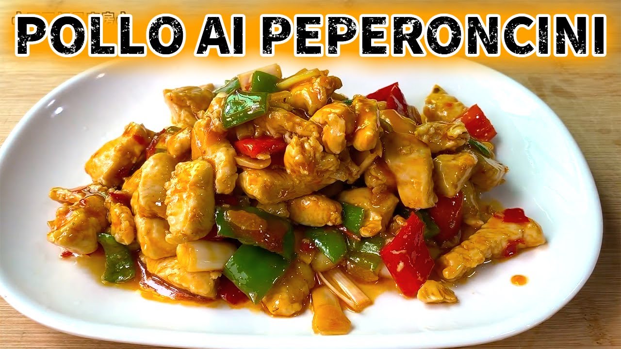 (Ricetta cinese): Pollo ai peperoni Pollo piccante | piatto facile Cucina Tradizionale Cinese