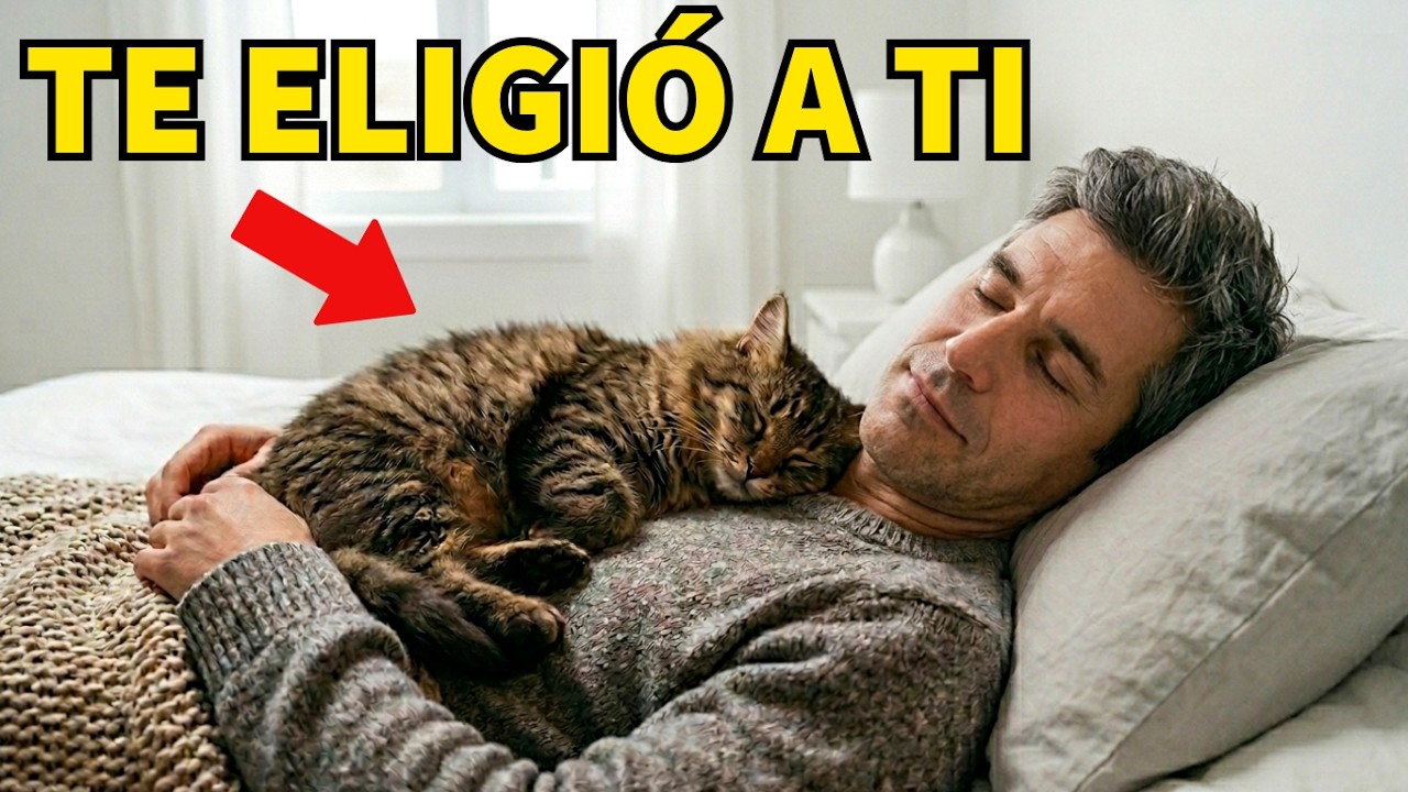 Si tu gato macho te elige para dormir, esto es lo que realmente significa