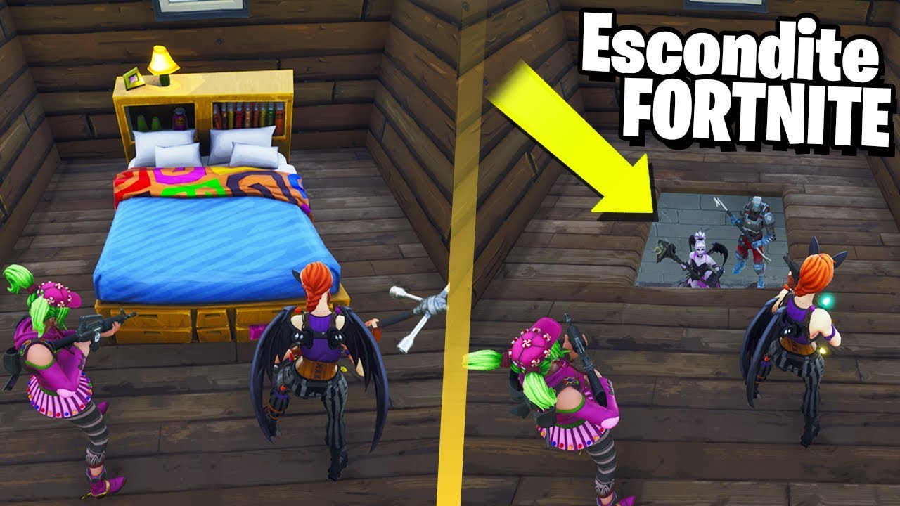 ESCONDITE BAJO LA CAMA!!😂 (El Escondite en Fortnite) - Fortnite Battle Royale