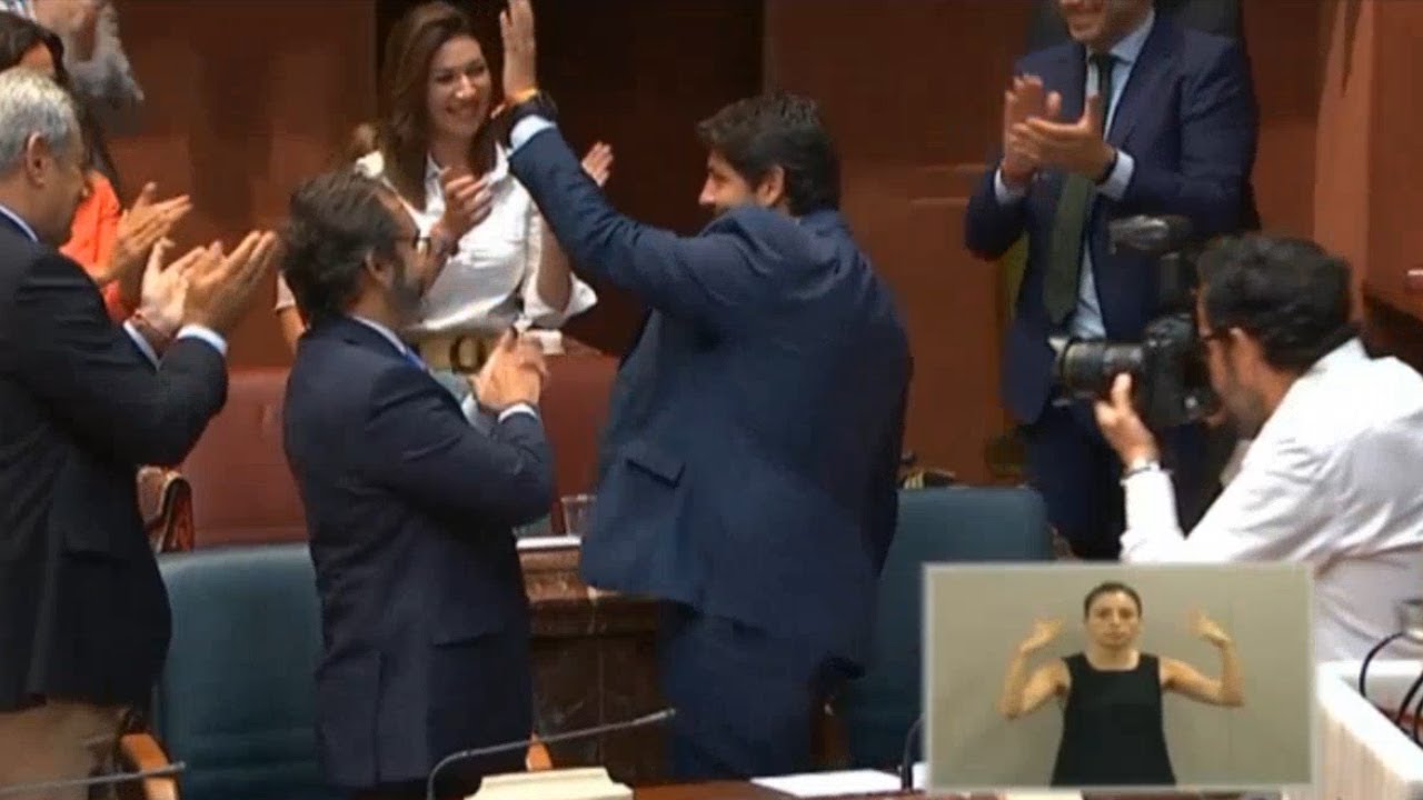 Fernando López Miras, investido presidente de la Región de Murcia