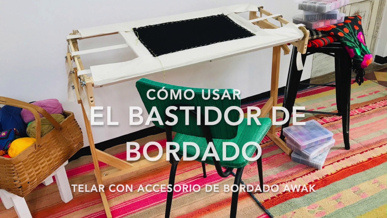 TELAR PEINE Y BASTIDOR DE BORDADO