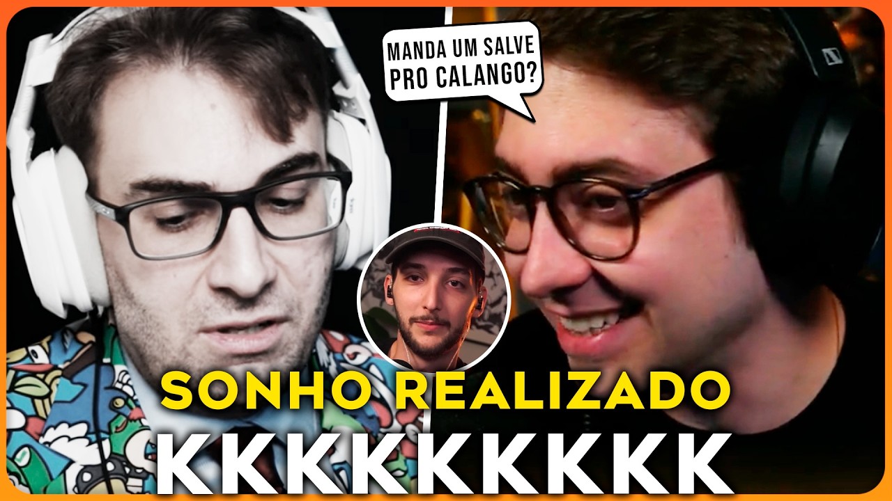 Alanzoka REALIZOU O SONHO do Calango KKKKKKK